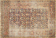 Semi Antique Persian Mahal Rug - 6'10" x 13'1"