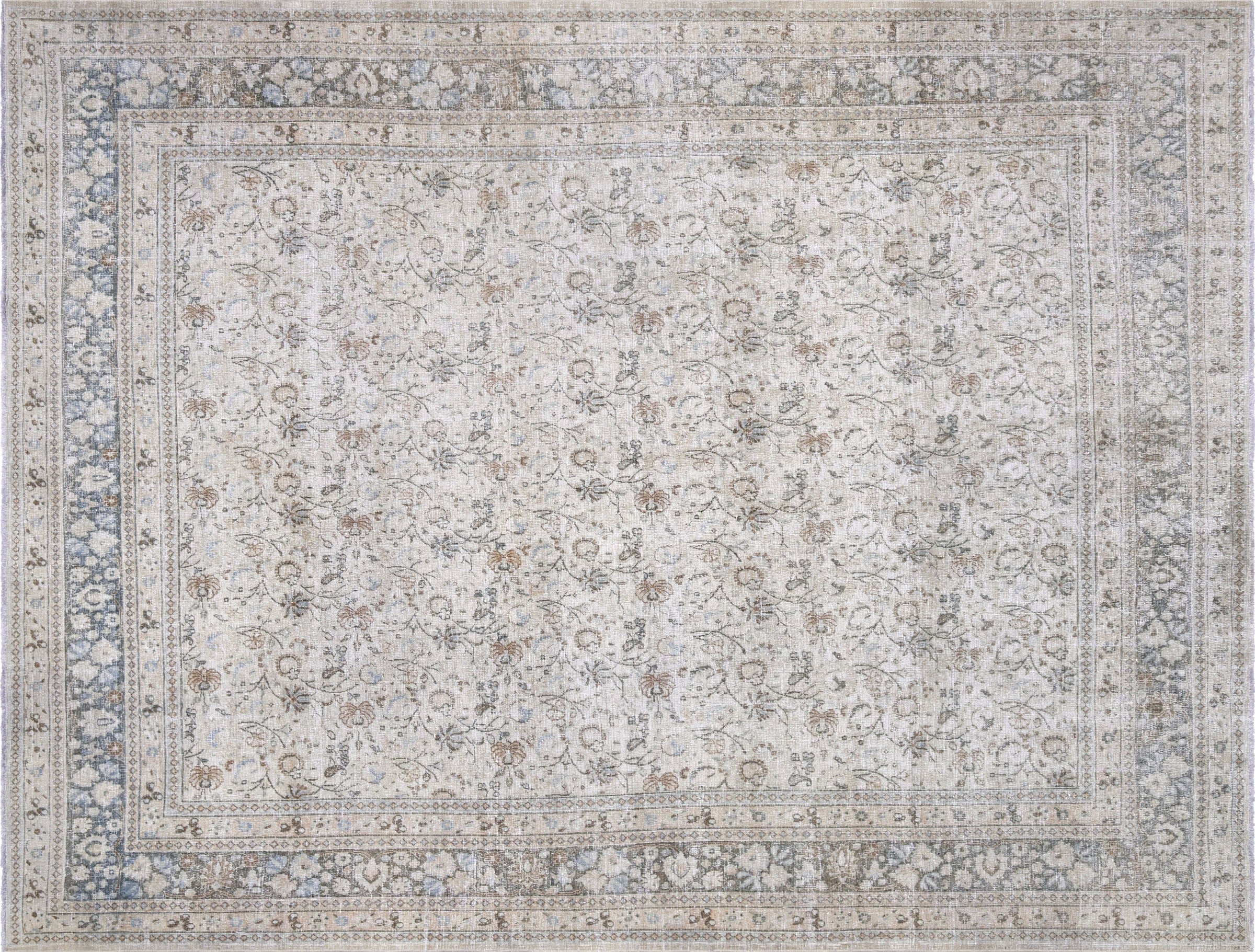 Vintage Persian Meshed Rug - 8'7" x 11'4" - 190170