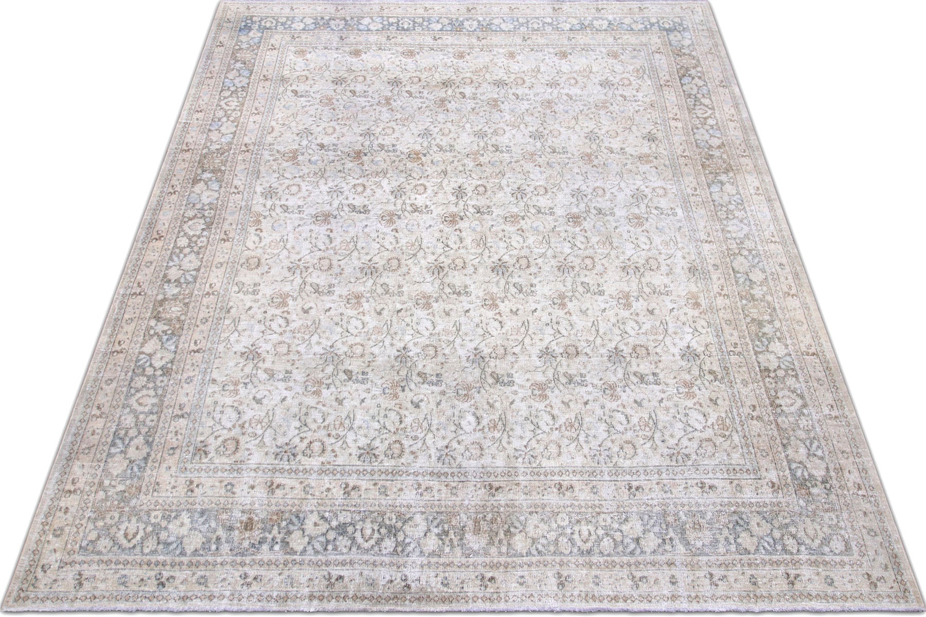 Vintage Persian Meshed Rug - 8'7" x 11'4" - 190170