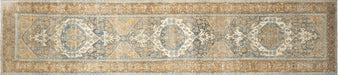 Semi Antique Persian Melayer Runner - 3'6" x 15'11"