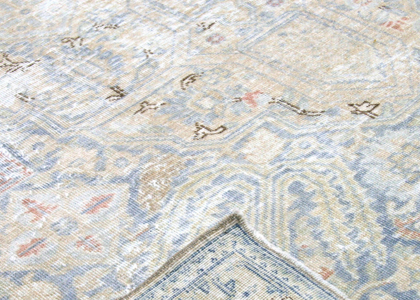 Semi Antique Persian Tabriz Rug - 9'1" x 12'2" - 190186