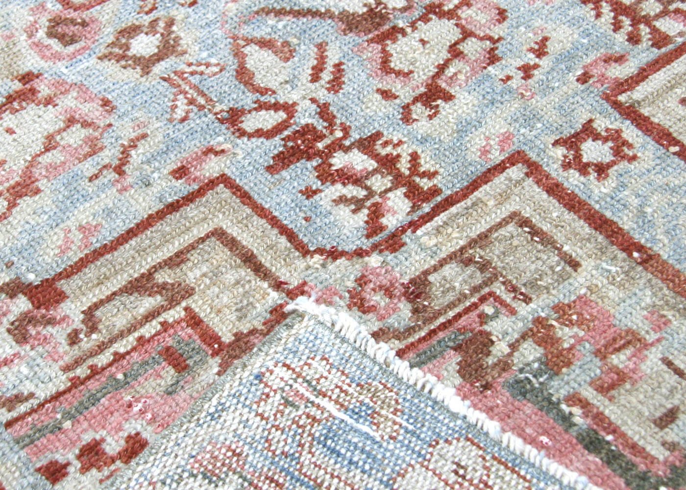 Semi Antique Persian Melayer Runner - 3'7" x 13' - 190190