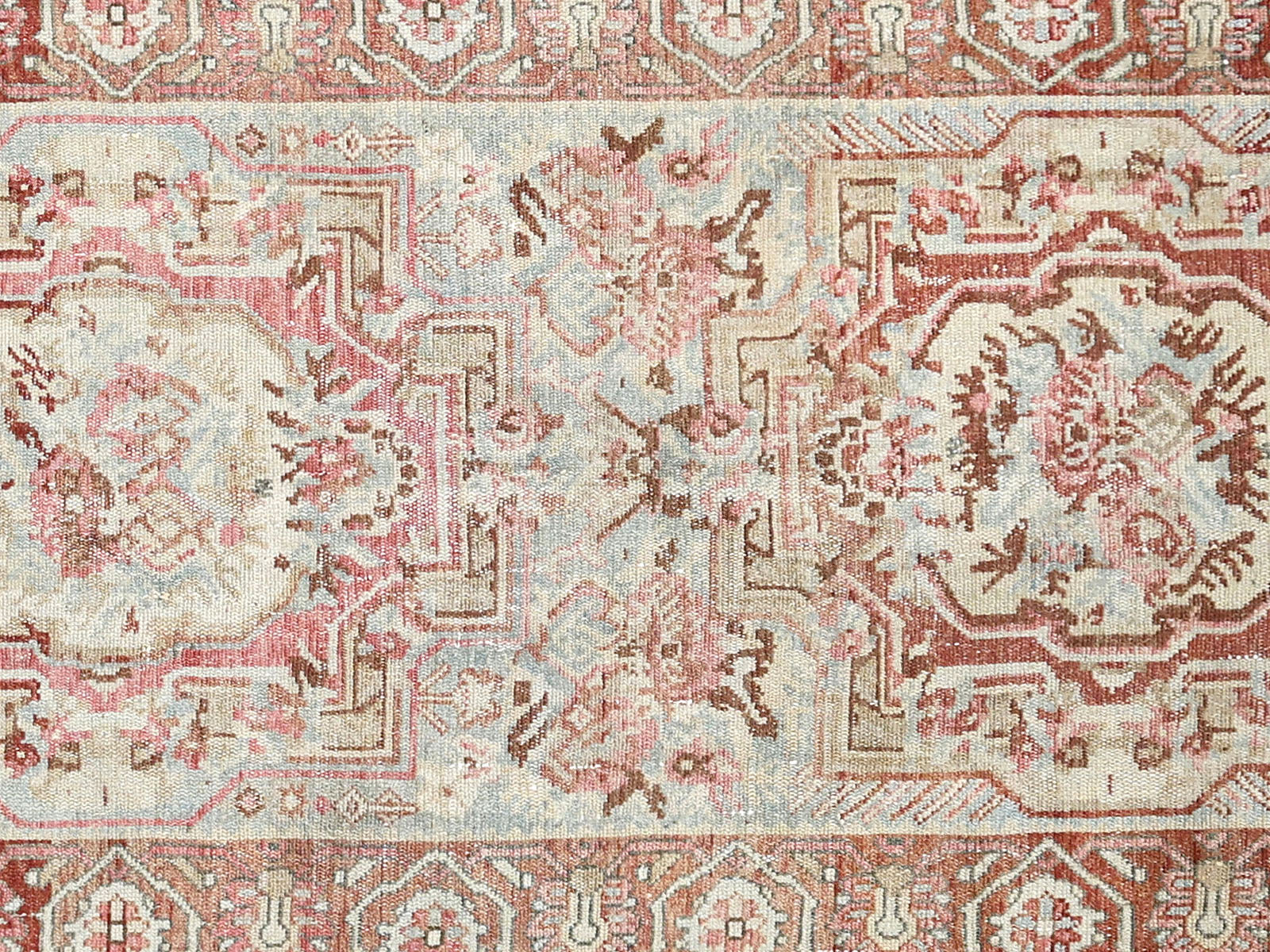 Semi Antique Persian Melayer Runner - 3'7" x 13'