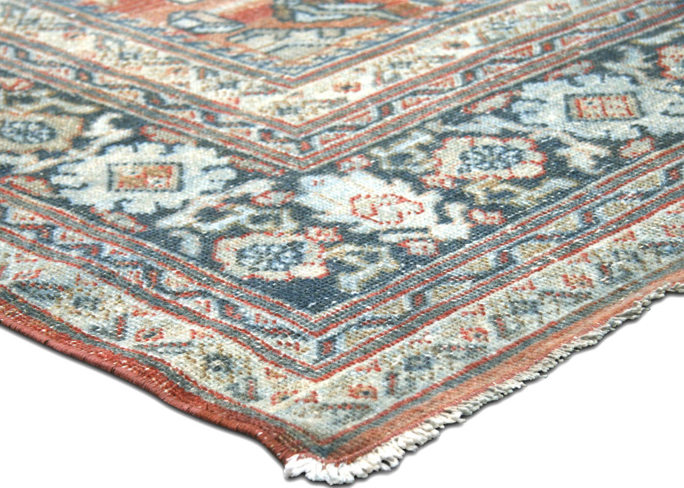 Semi Antique Persian Mahal Rug - 8'8" x 11'11" - 190194