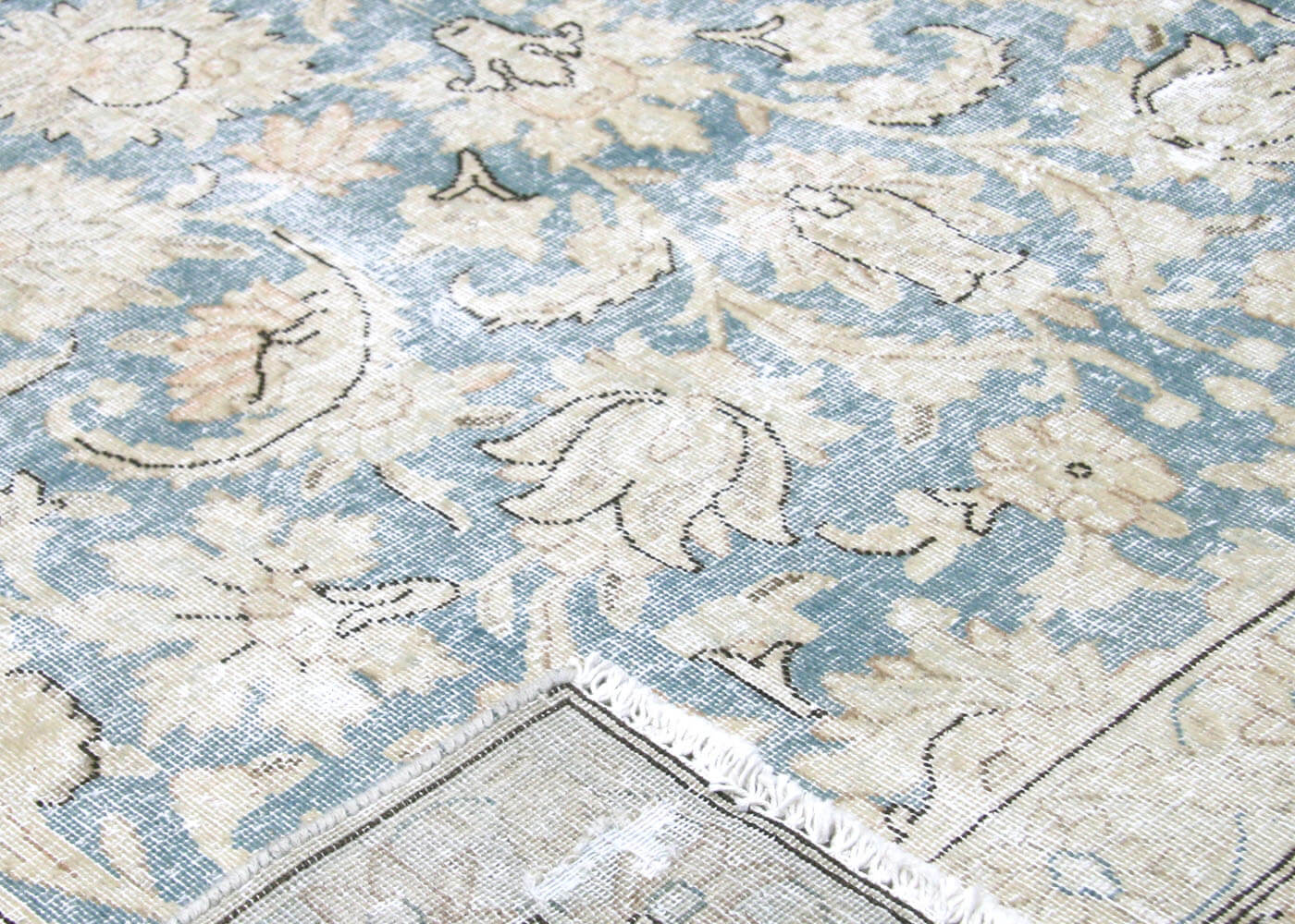 Semi Antique Persian Kerman Rug - 9'8" x 14'8" - 190200