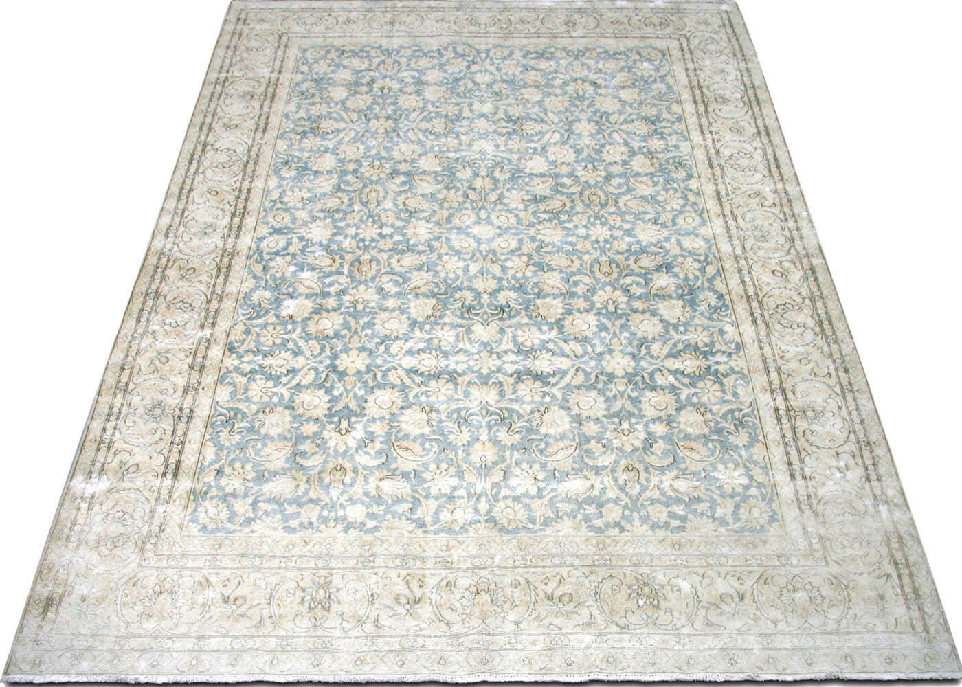 Semi Antique Persian Kerman Rug - 9'8" x 14'8" - 190200