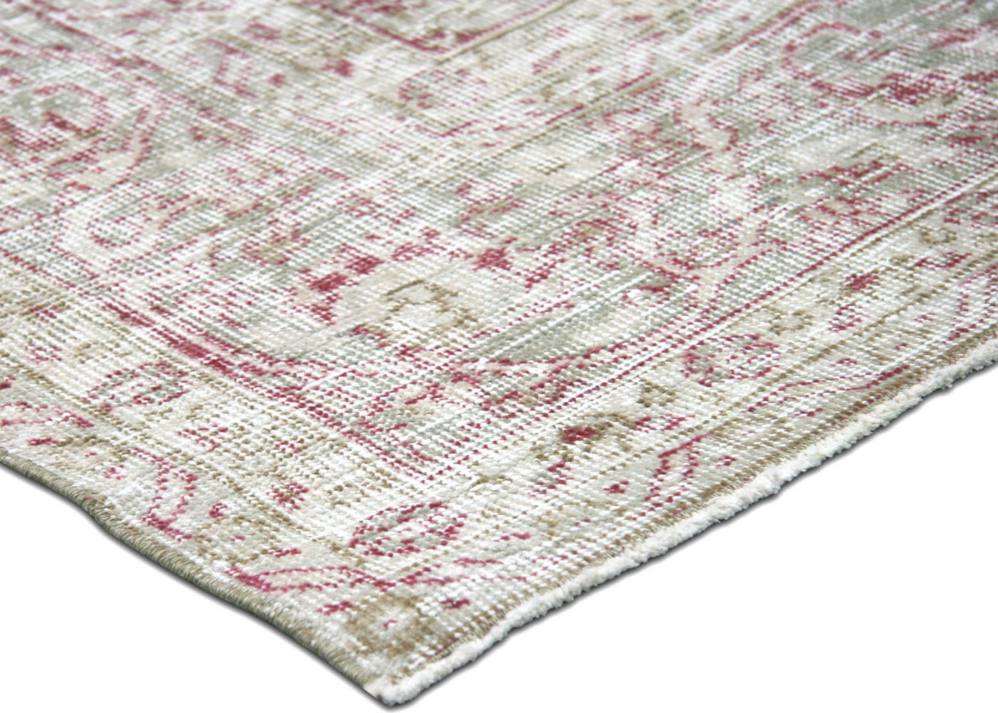 Vintage Turkish Oushak Rug - 6'9" x 10'7" - 190210