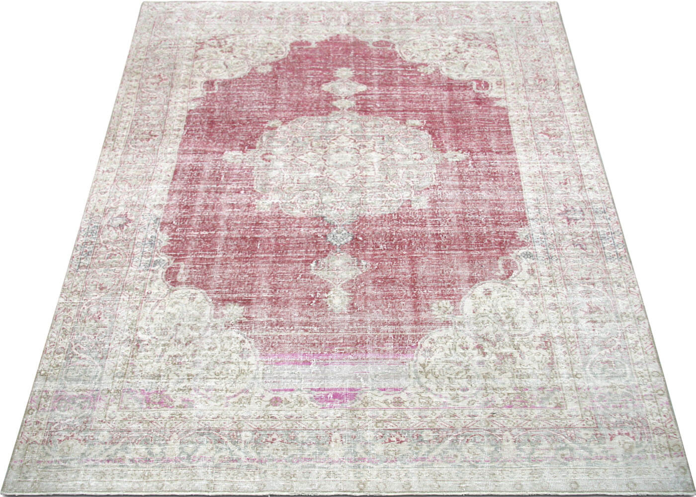 Vintage Turkish Oushak Rug - 6'9" x 10'7" - 190210