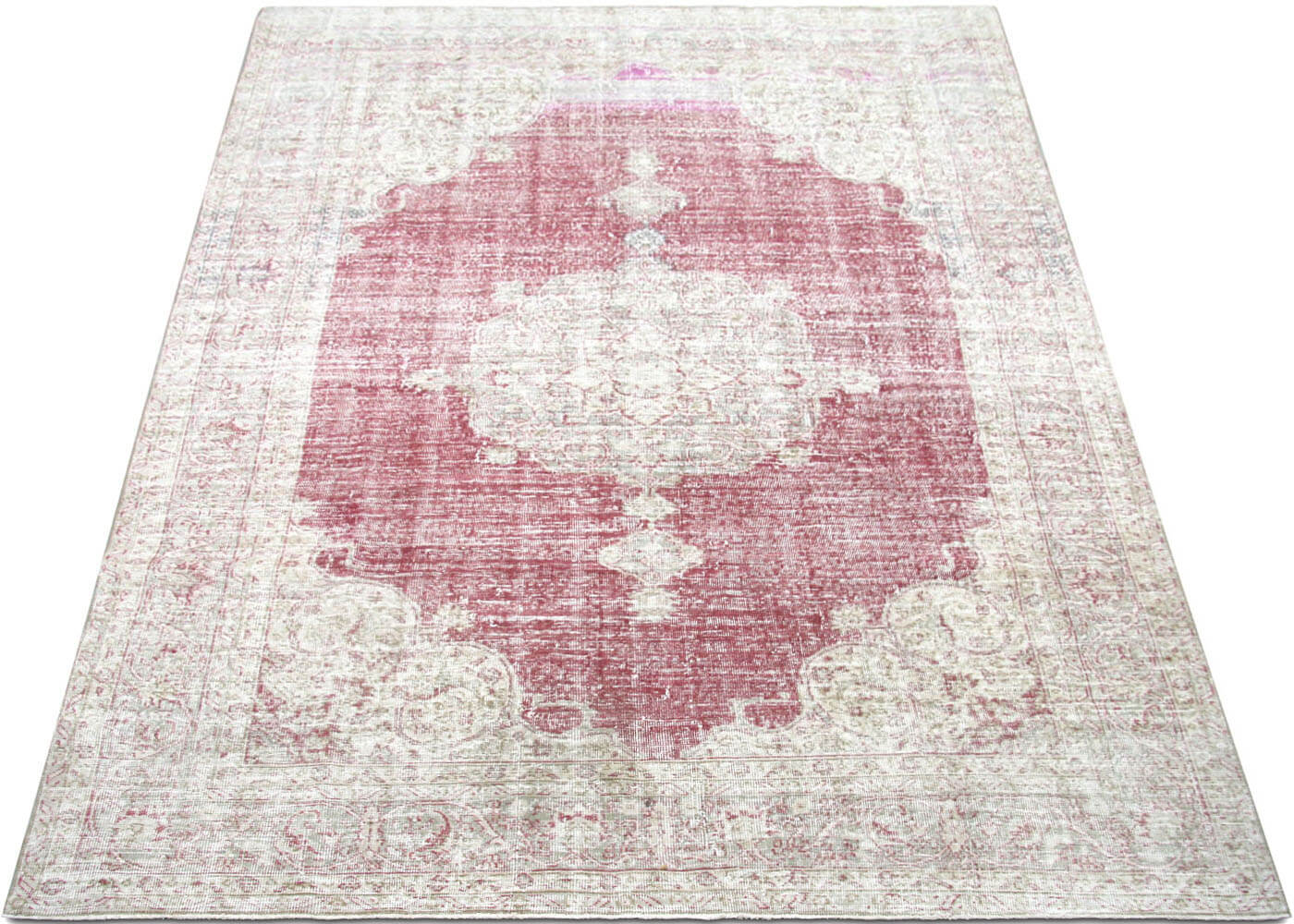 Vintage Turkish Oushak Rug - 6'9" x 10'7" - 190210