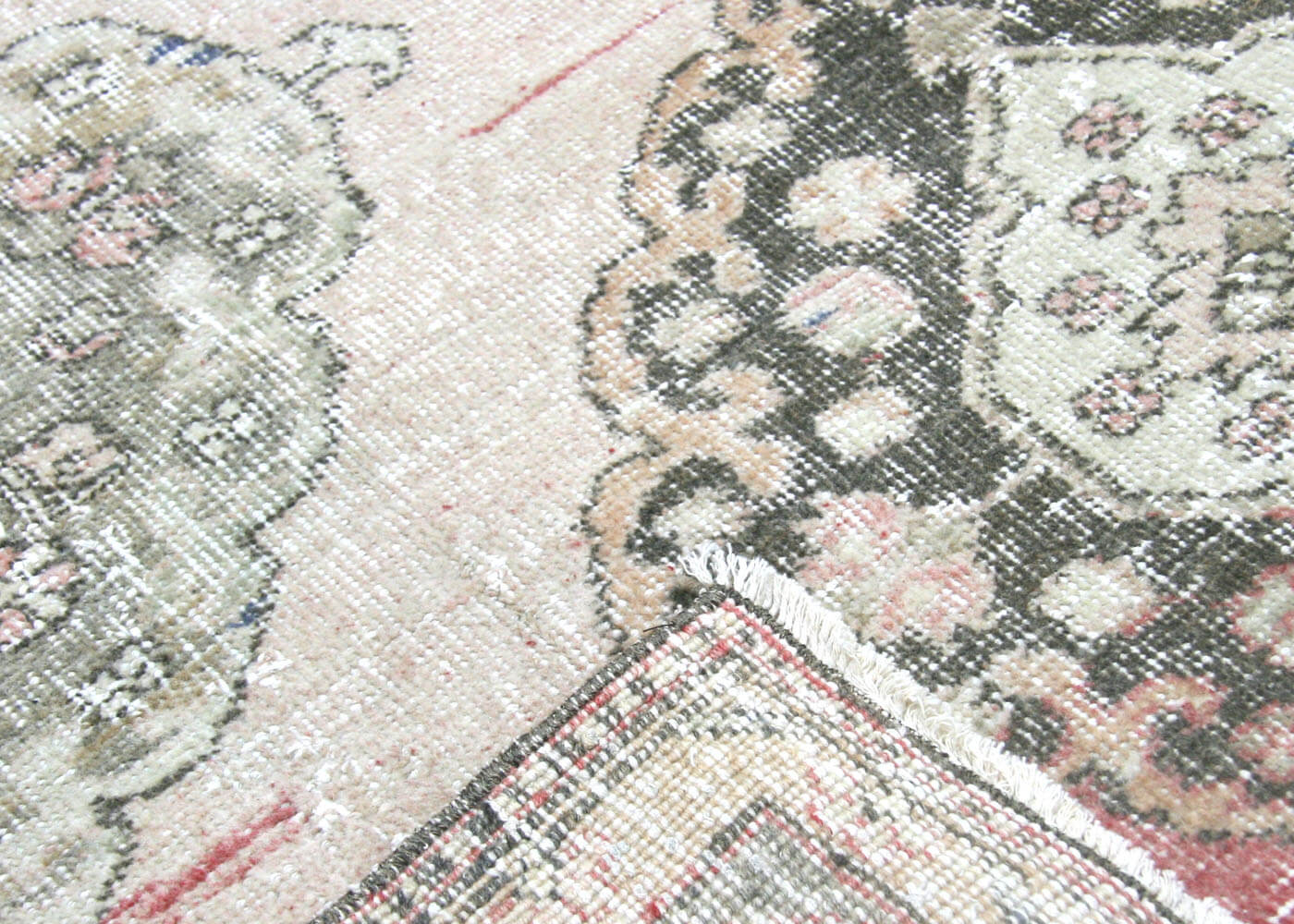Vintage Turkish Oushak Rug - 5'1" x 12'8" - 190211