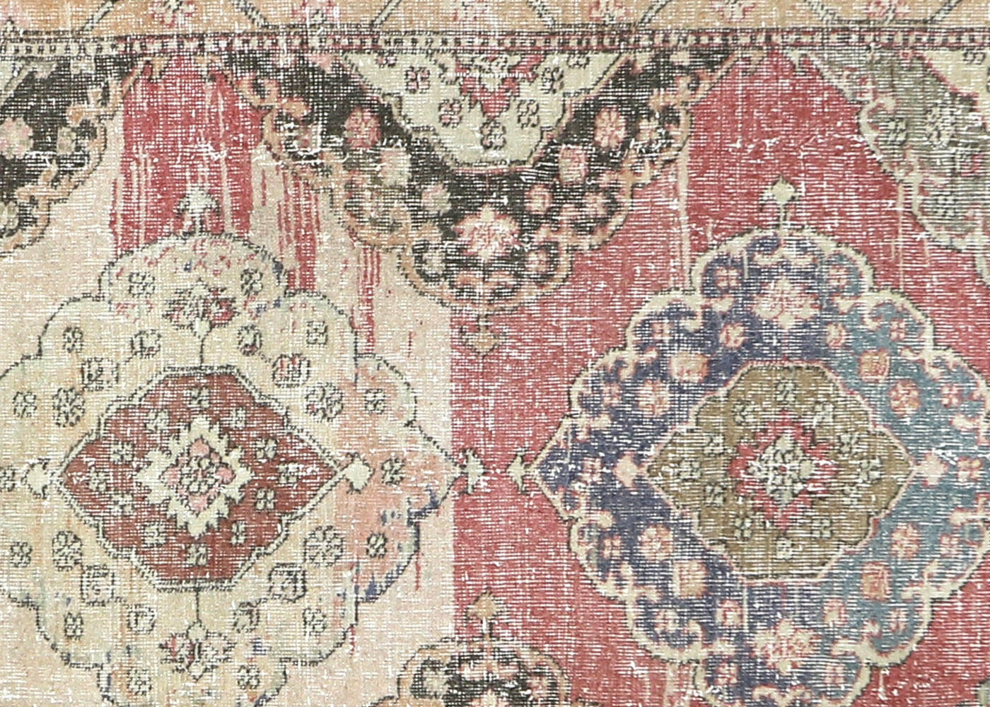 Vintage Turkish Oushak Rug - 5'1" x 12'8" - 190211