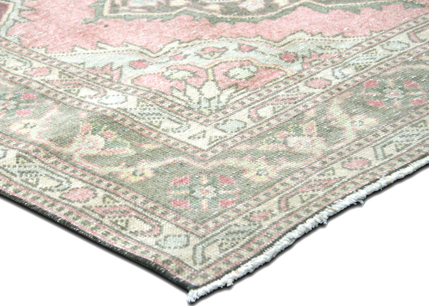 Vintage Turkish Oushak Rug - 4'7" x 13' - 190213