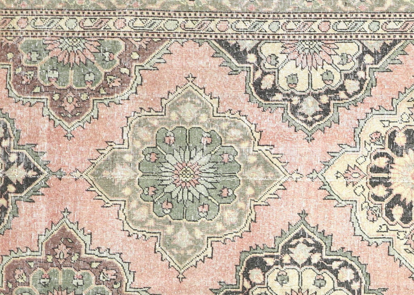 Vintage Turkish Oushak Rug - 4'7" x 13' - 190213