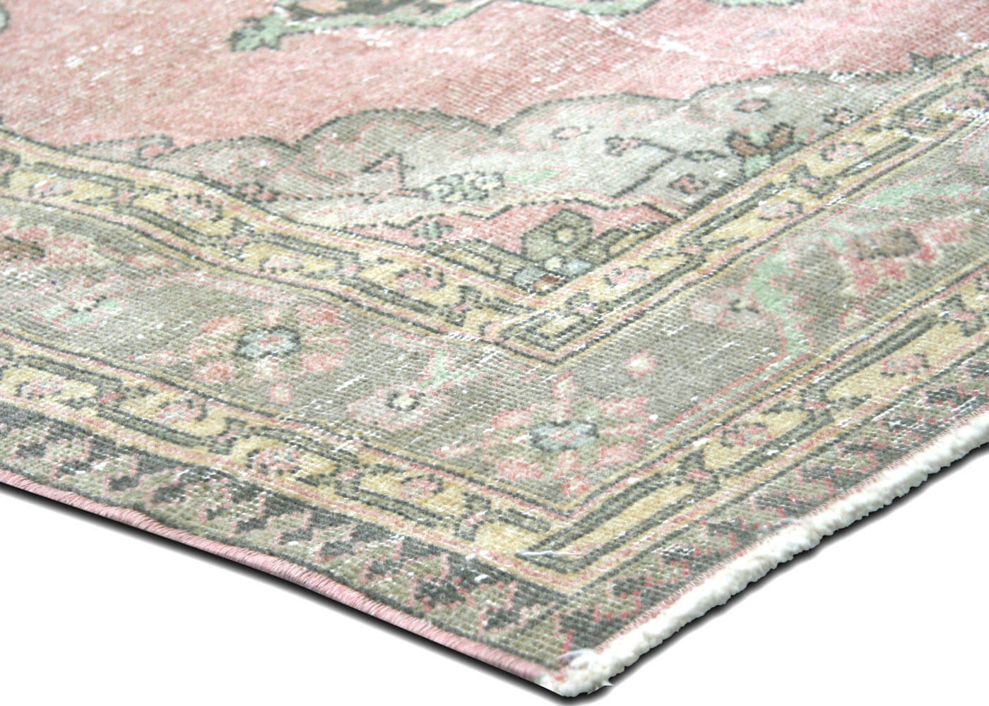 Vintage Turkish Oushak Rug - 4'6" x 13'3" - 190216
