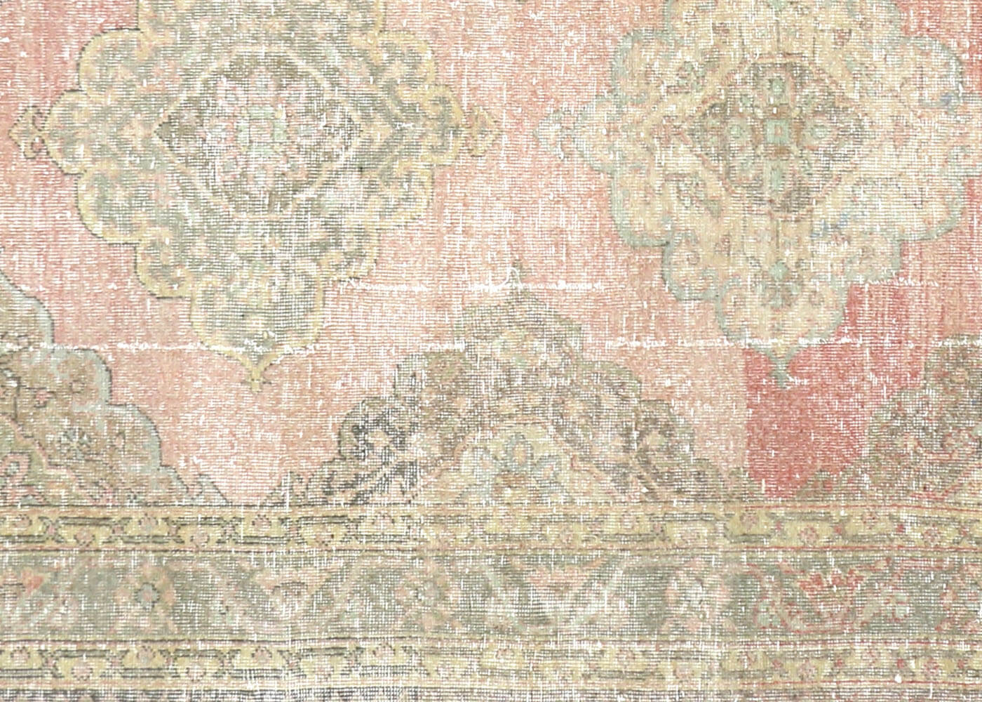 Vintage Turkish Oushak Rug - 4'6" x 13'3" - 190216