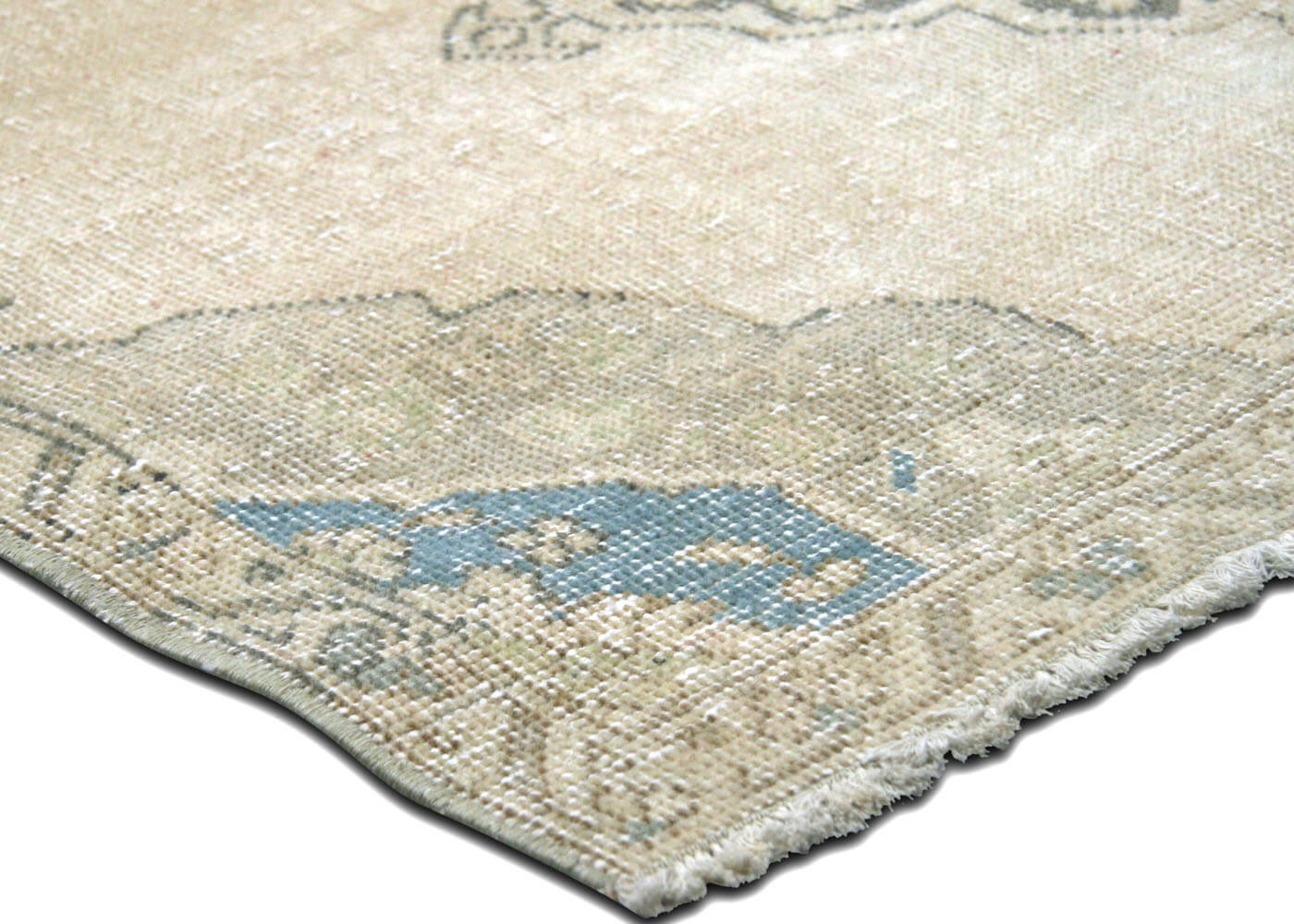 Vintage Turkish Oushak Rug - 4' x 12'1" - 190217