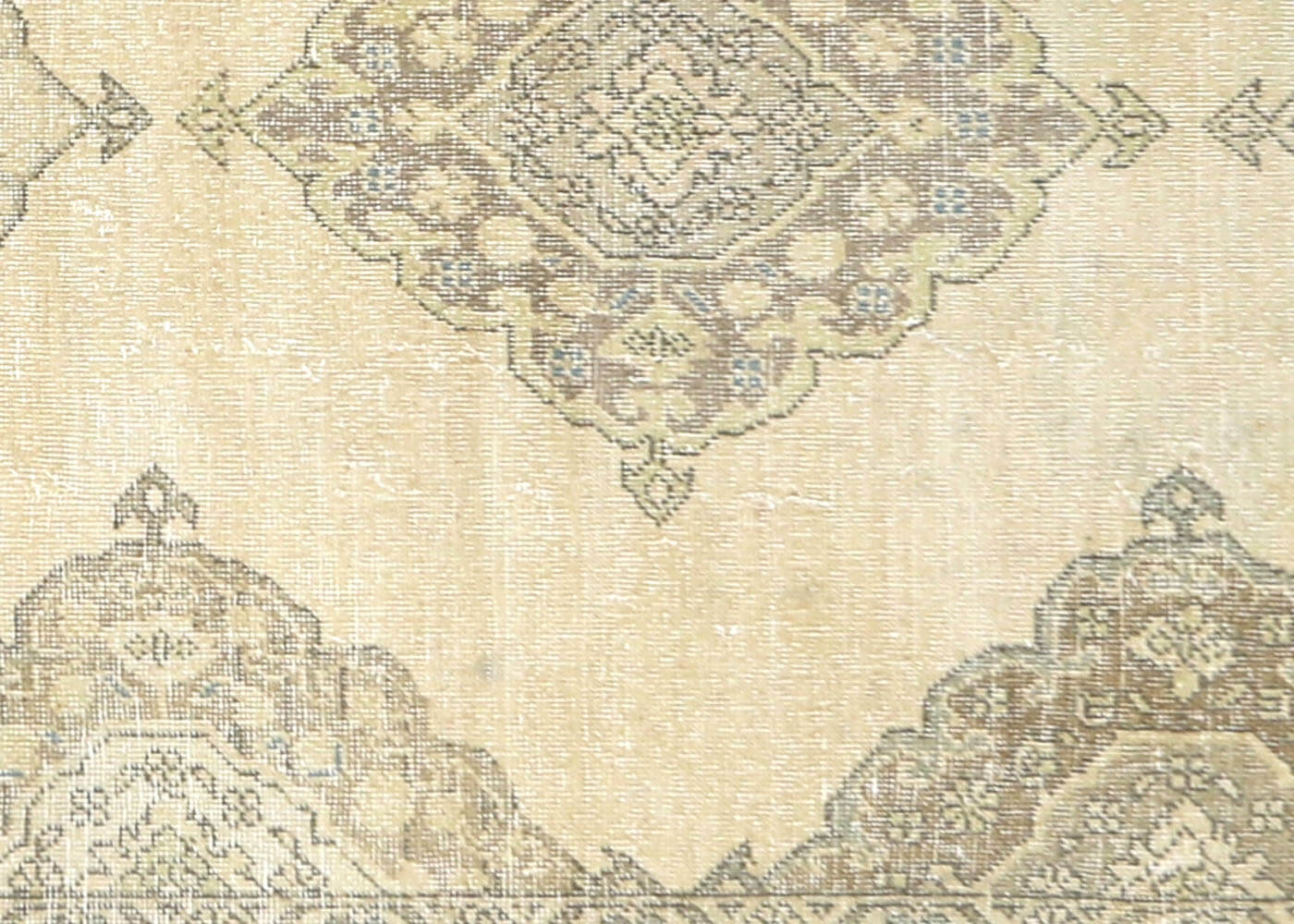 Vintage Turkish Oushak Rug - 4' x 12'1" - 190217