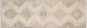 Vintage Turkish Oushak Rug - 4' x 12'1" - 190217