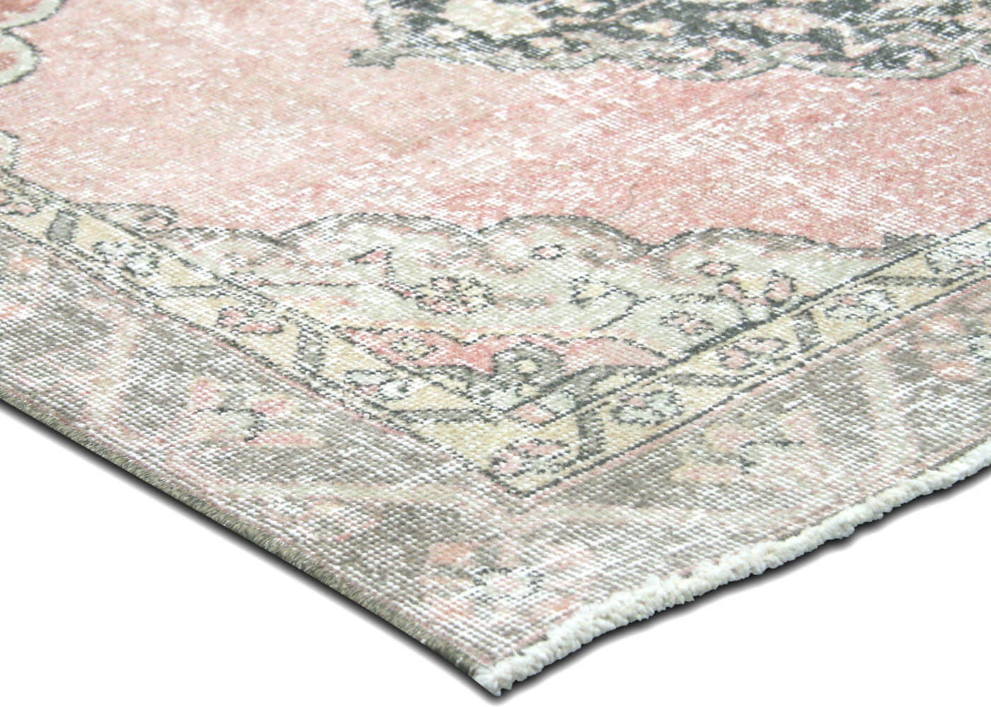 Vintage Turkish Oushak Rug - 4'7" x 13'2" - 190219