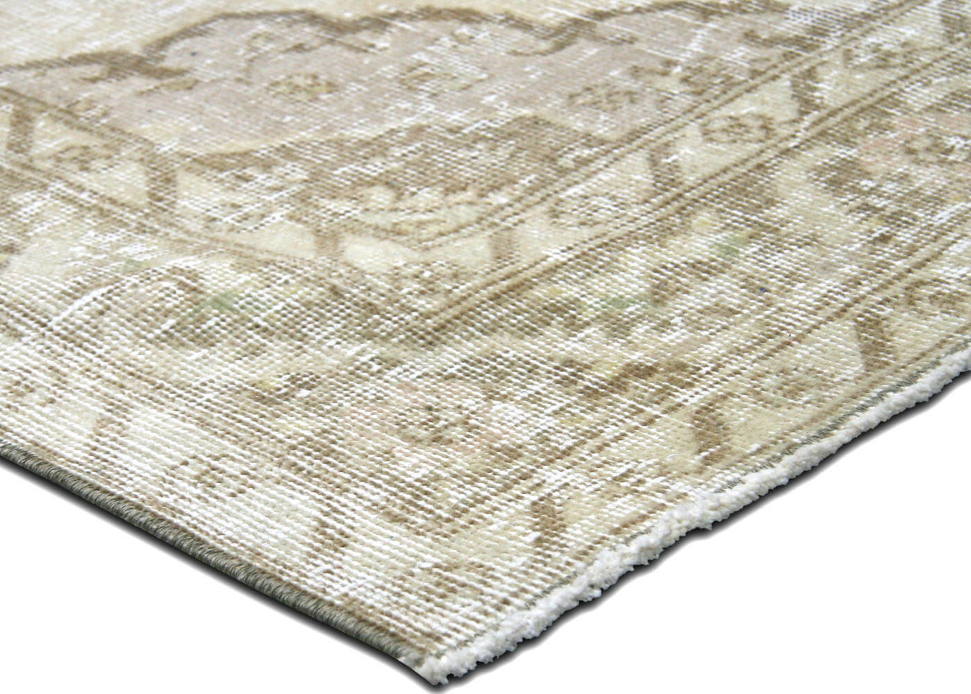 Vintage Turkish Oushak Rug - 4'6" x 13' - 190220