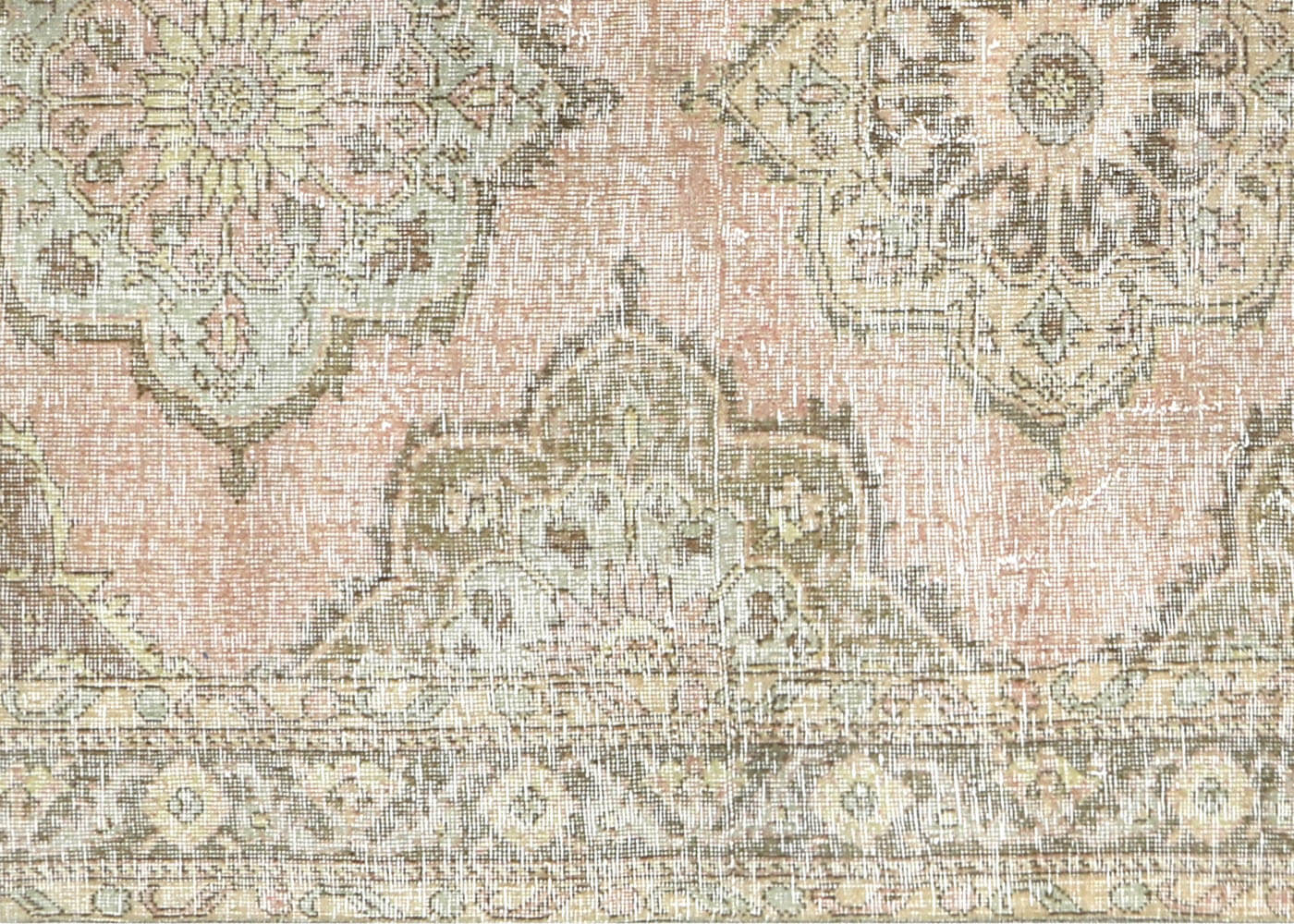Vintage Turkish Oushak Rug - 4'10" x 14'2" - 190223