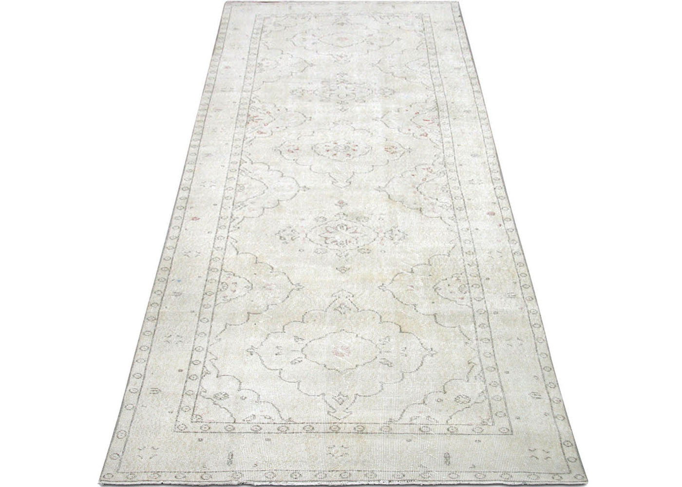 Vintage Turkish Oushak Rug - 4'8" x 13'3" - 190227