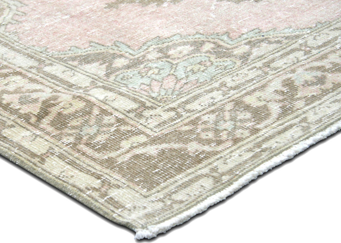 Vintage Turkish Oushak Rug - 4'10" x 12'7" - 190228