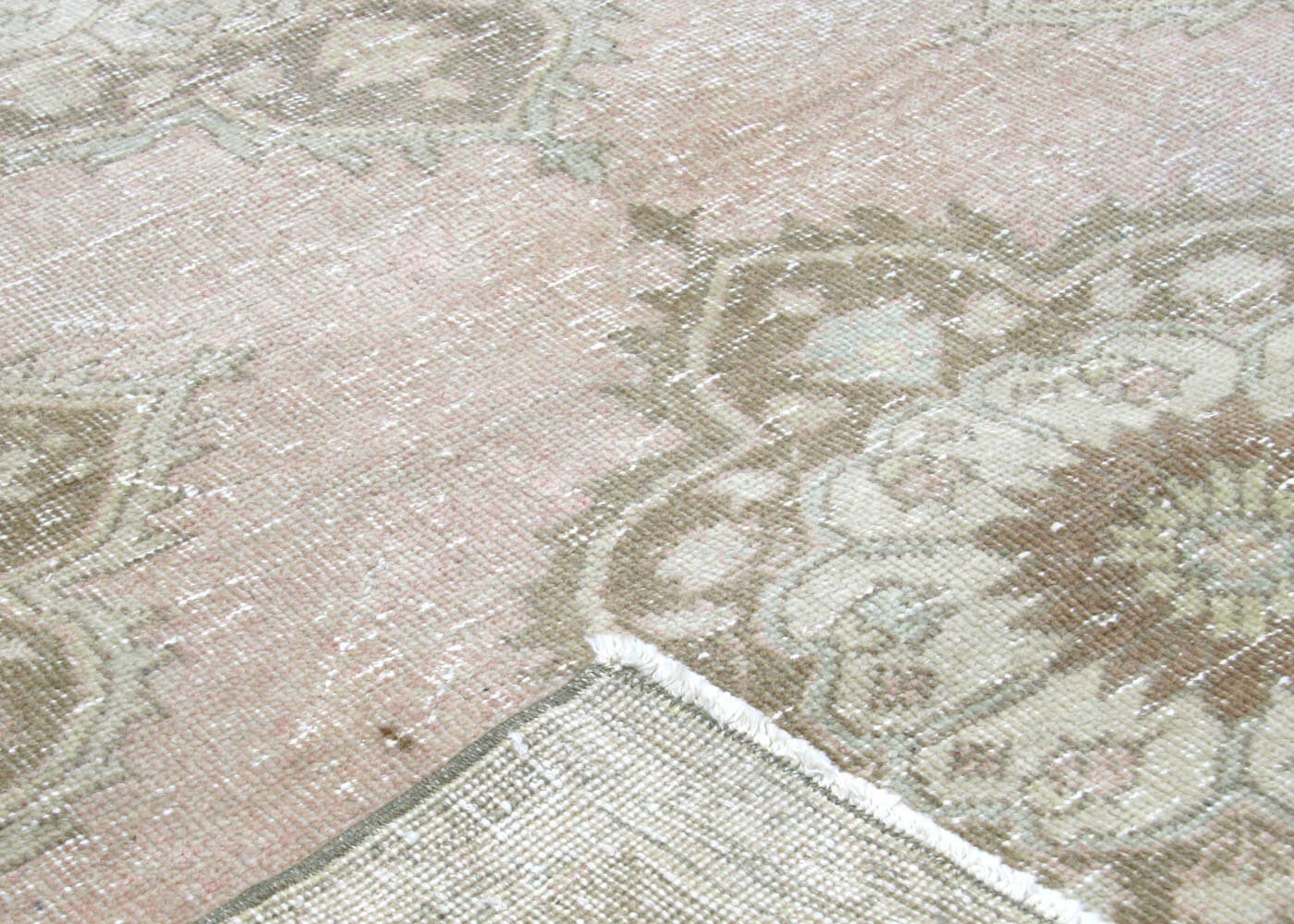 Vintage Turkish Oushak Rug - 4'10" x 12'7" - 190228