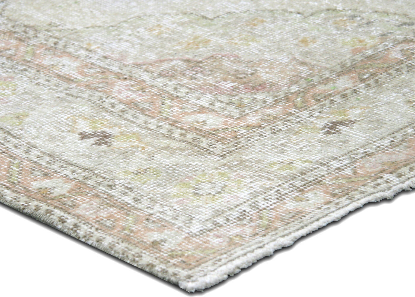 Vintage Turkish Oushak Rug - 4'9" x 12'4" - 190229