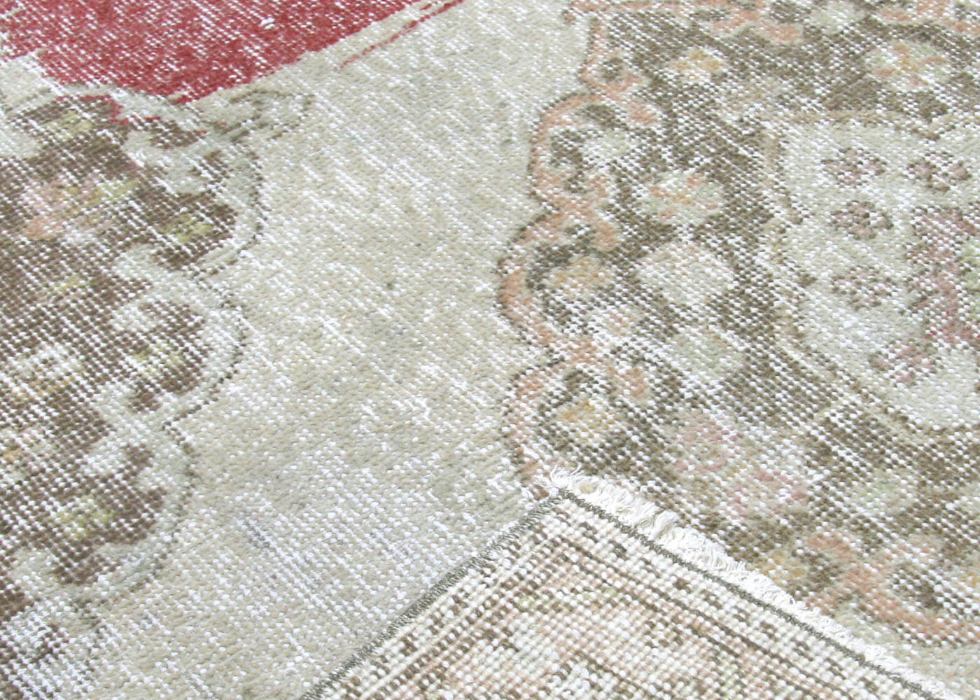 Vintage Turkish Oushak Rug - 4'9" x 12'4" - 190229
