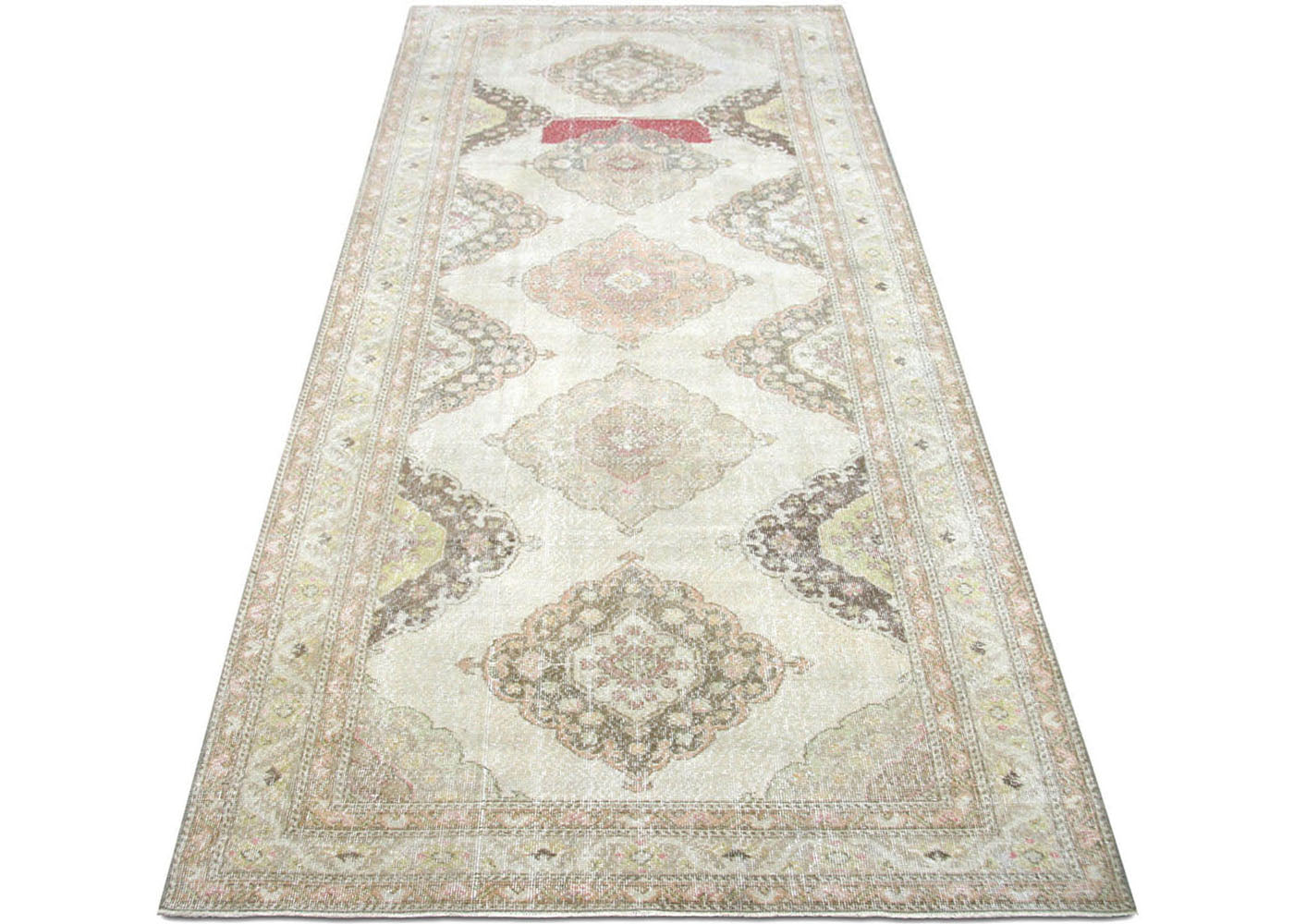 Vintage Turkish Oushak Rug - 4'9" x 12'4" - 190229