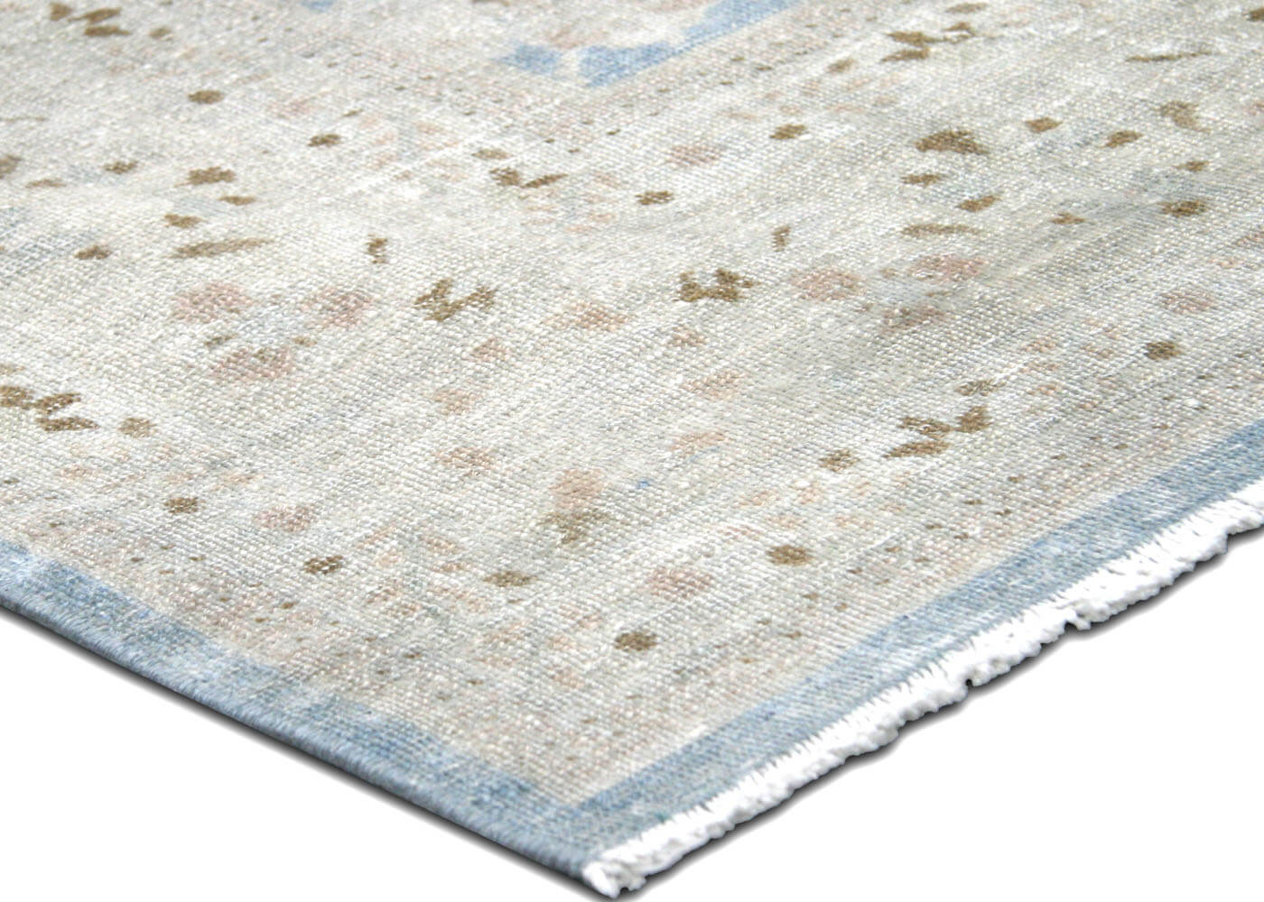 Semi Antique Persian Tabriz Rug - 6'6" x 9'7" - 190230