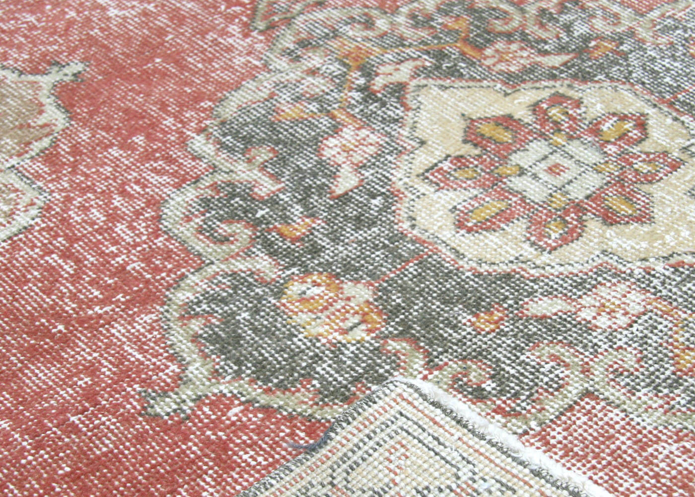 Vintage Turkish Oushak Rug - 4'8" x 12'5" - 190235