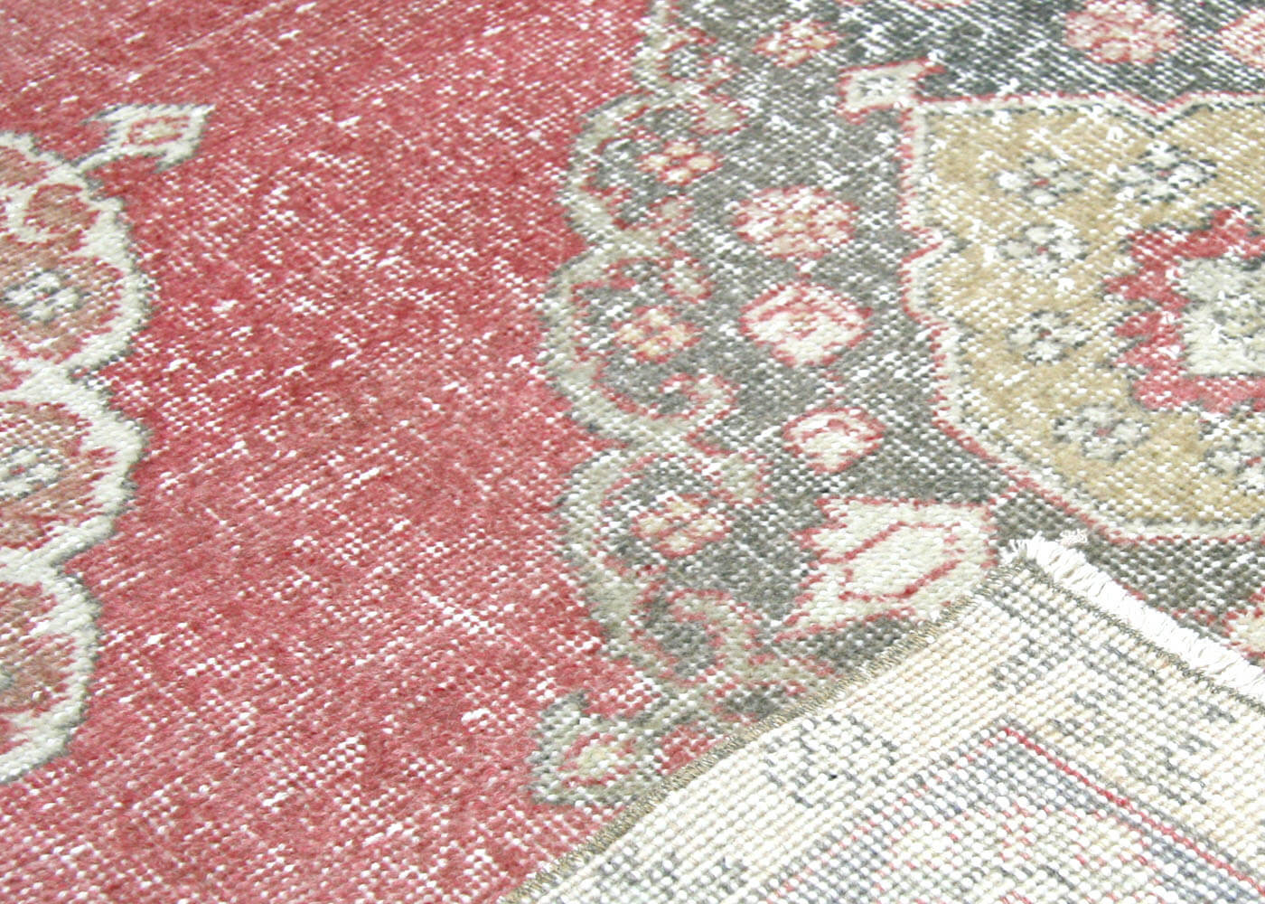 Vintage Turkish Oushak Rug - 4'7" x 12'10" - 190236