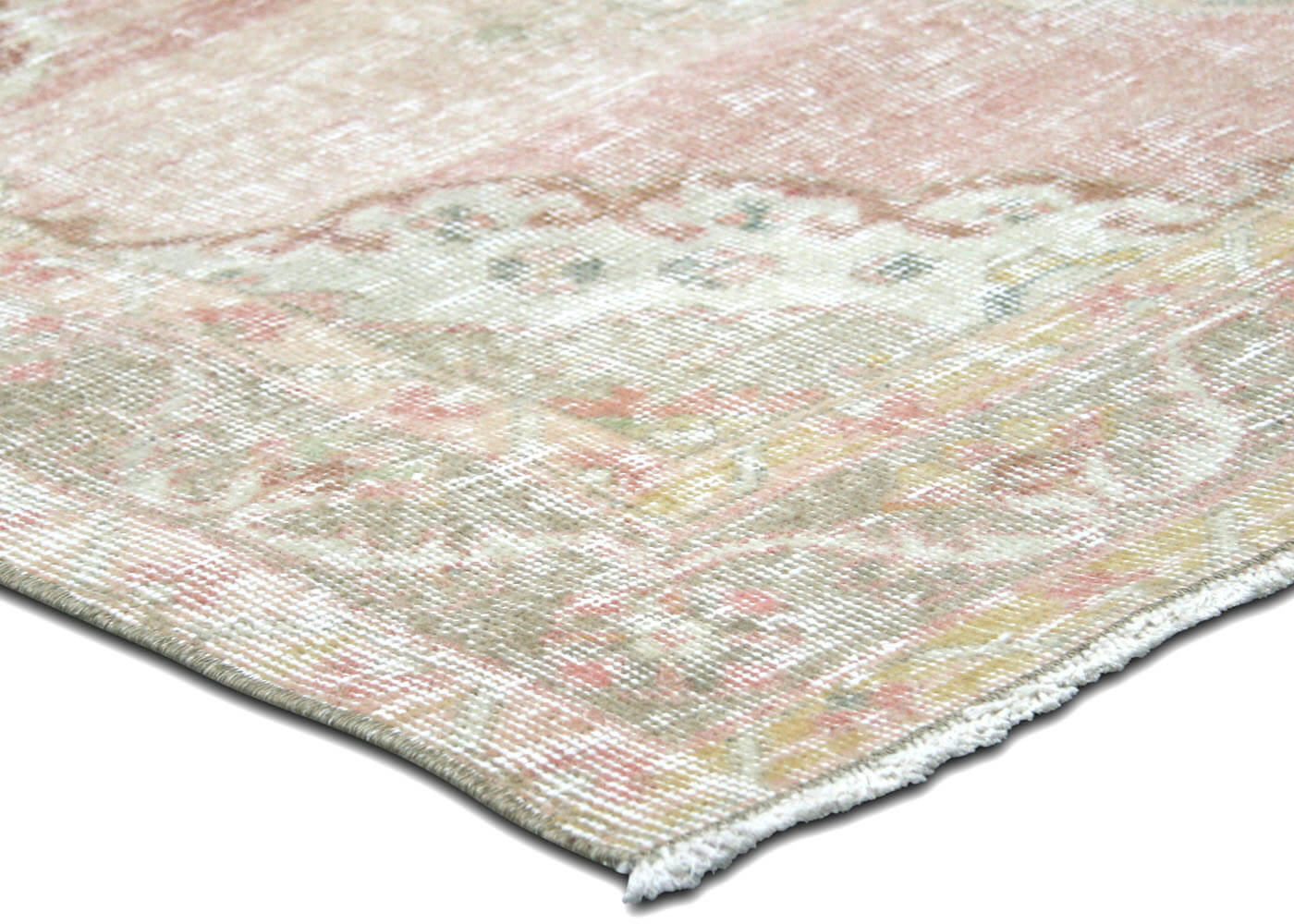 Vintage Turkish Oushak Rug - 4'8" x 12'4" - 190238