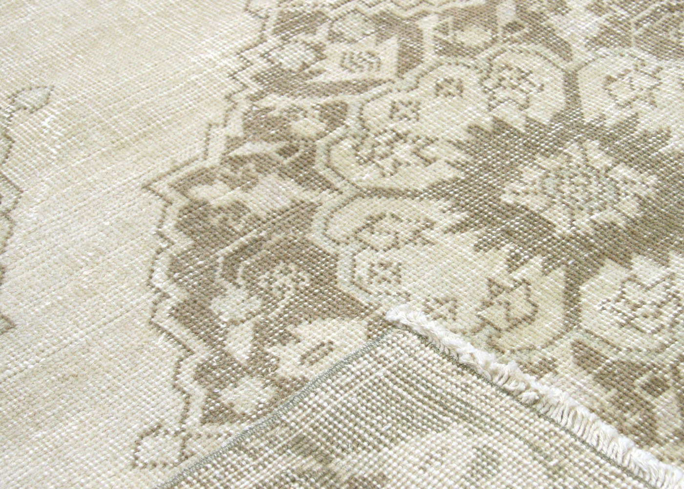 Vintage Turkish Oushak Rug - 4'8" x 12'8" - 190248