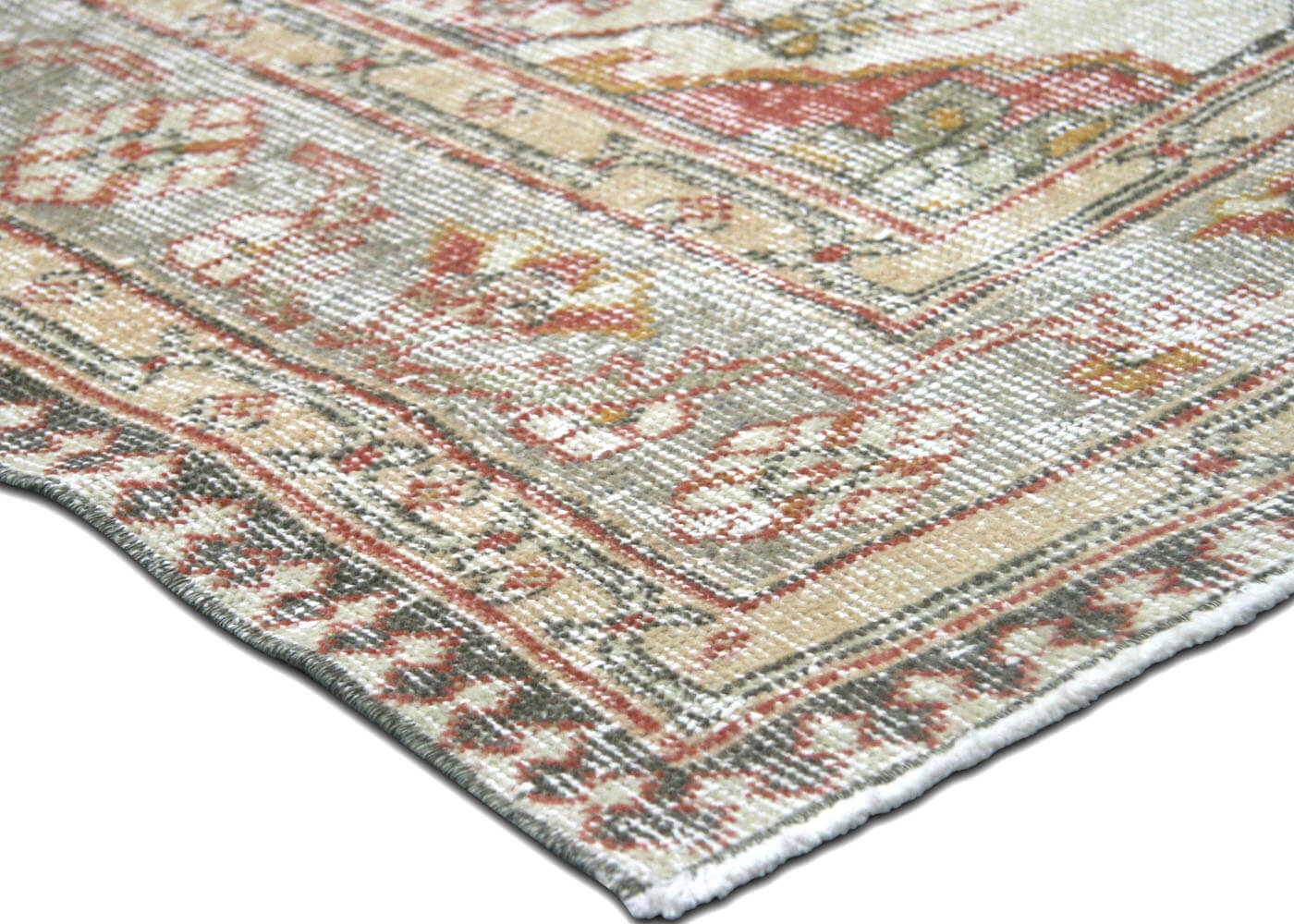 Vintage Turkish Oushak Rug - 4'11" x 12'9" - 190251