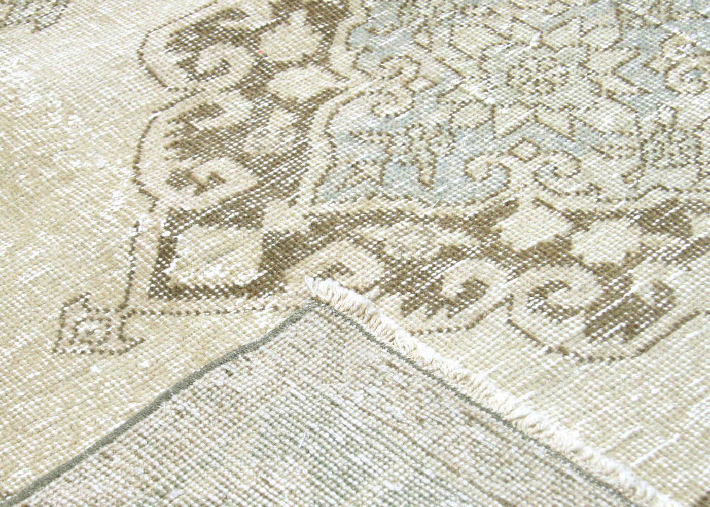 Vintage Turkish Oushak Rug - 4'8" x 12'3" - 190252