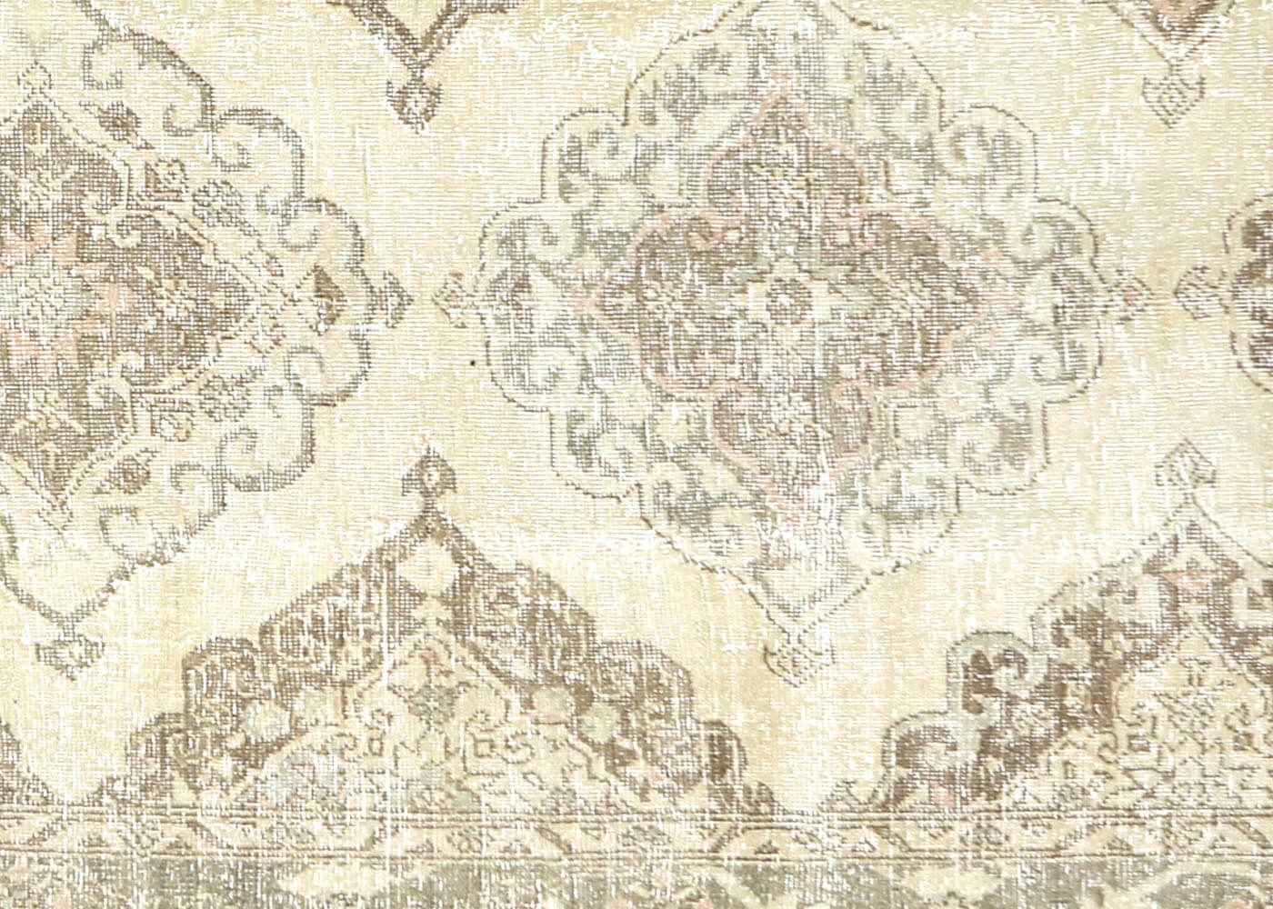 Vintage Turkish Oushak Rug - 4'8" x 12'3" - 190252