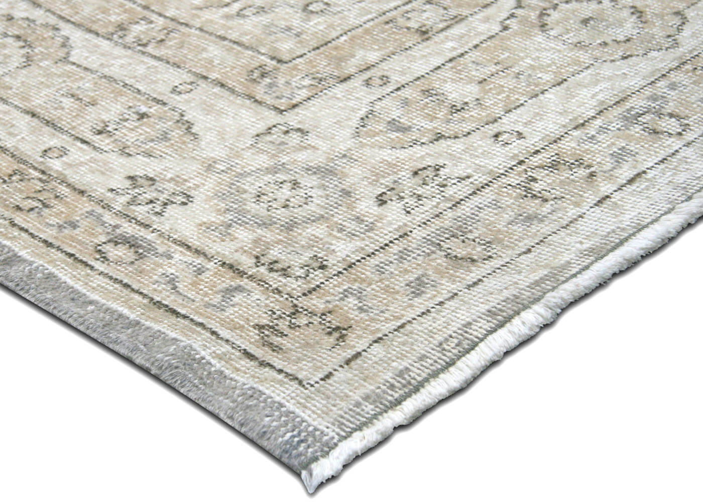 Vintage Turkish Oushak Rug - 7'2" x 10'1" - 190253