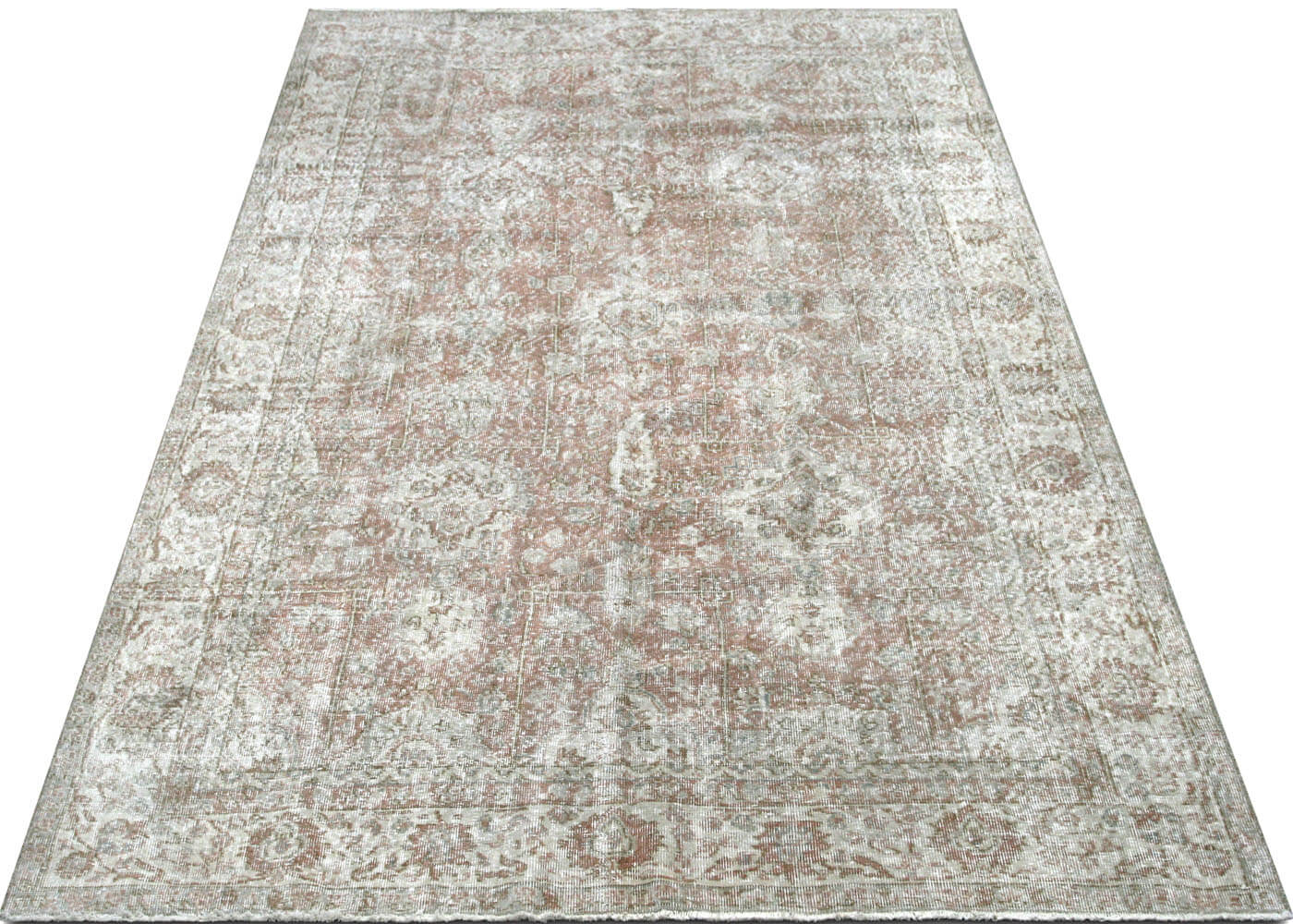 Vintage Turkish Oushak Rug - 6' x 9'5" - 190255