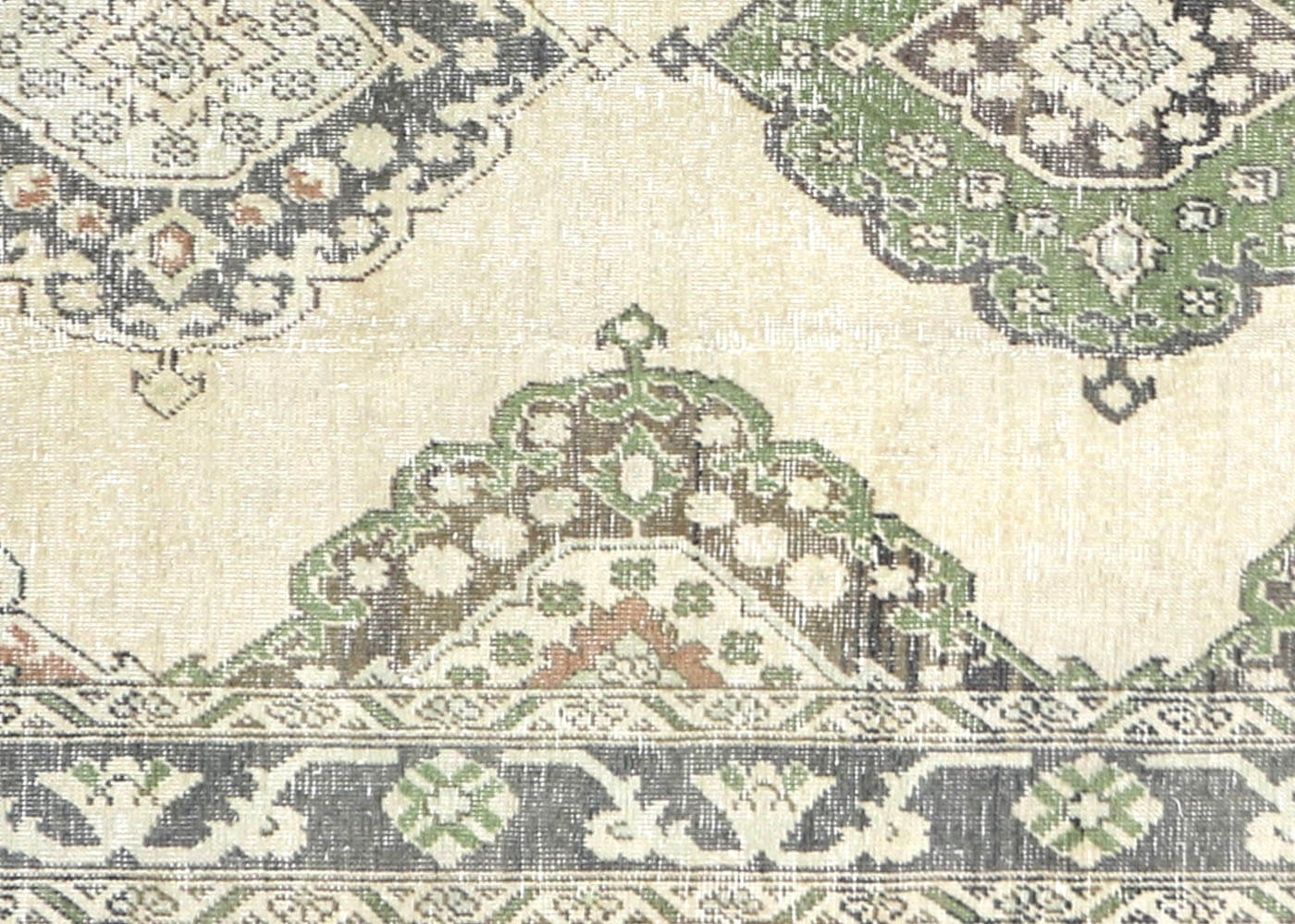 Vintage Turkish Oushak Rug - 4'8" x 12'6" - 190256
