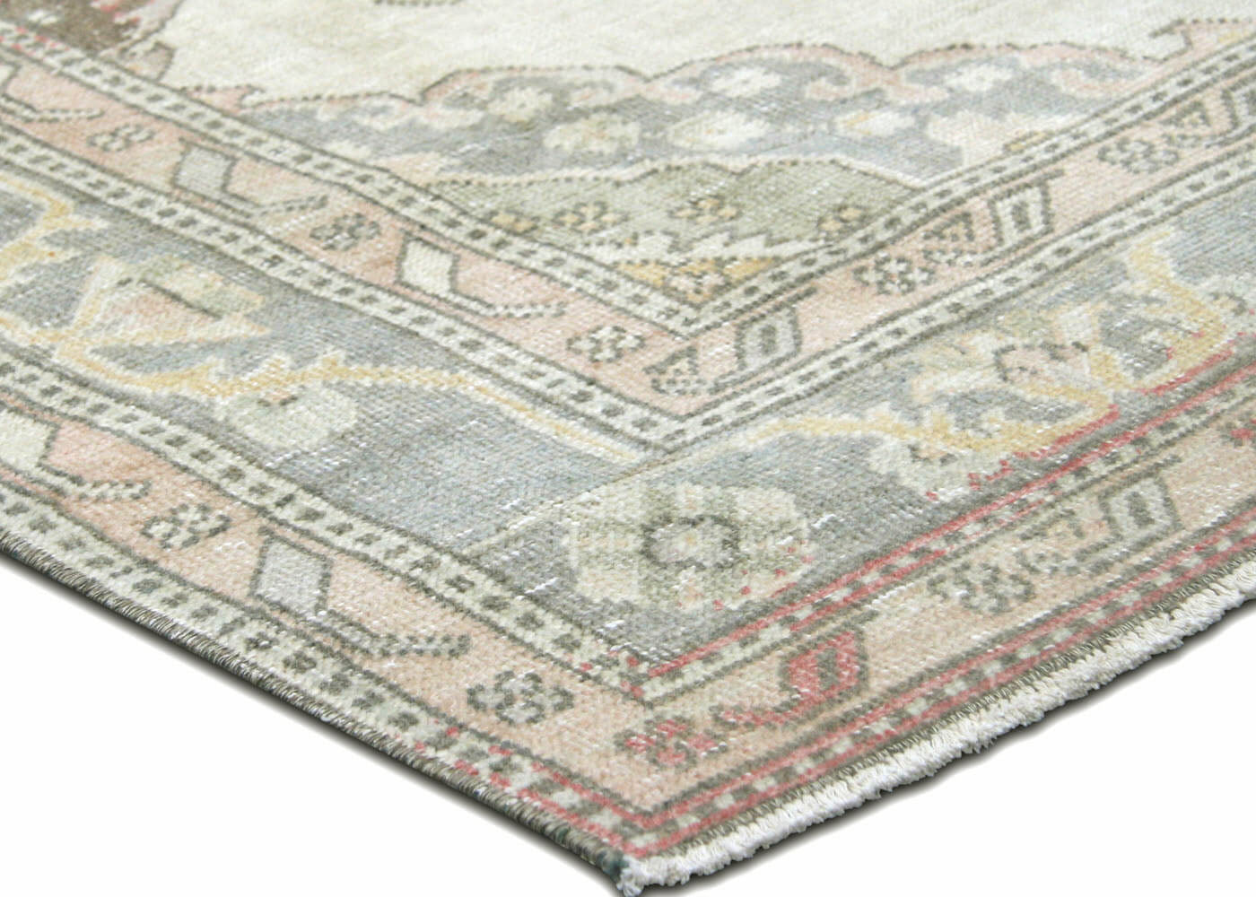 Vintage Turkish Oushak Rug - 4'9" x 12'4" - 190257