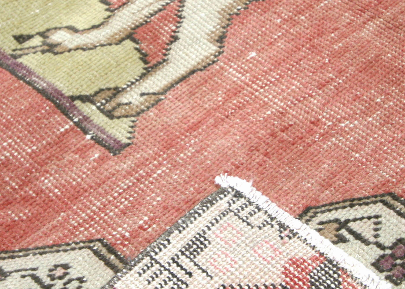 Vintage Turkish Oushak Rug - 4'3" x 6'10" - 190259