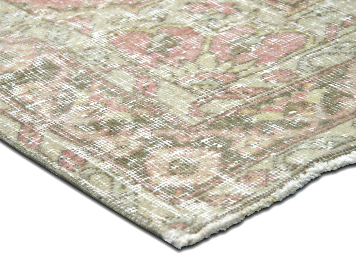 Vintage Turkish Oushak Rug - 4'8" x 12'9" - 190263