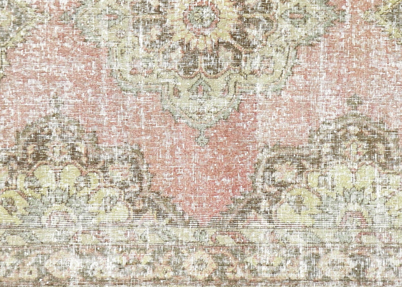 Vintage Turkish Oushak Rug - 4'8" x 12'9" - 190263