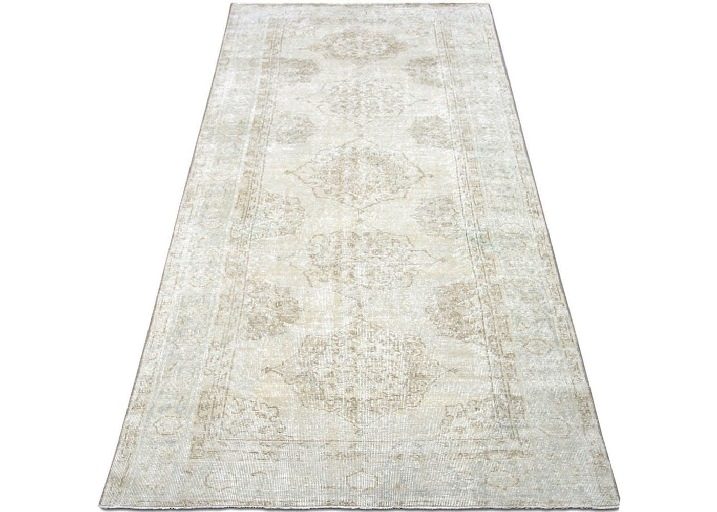 Vintage Turkish Oushak Rug - 4'10" x 11'6" - 190264