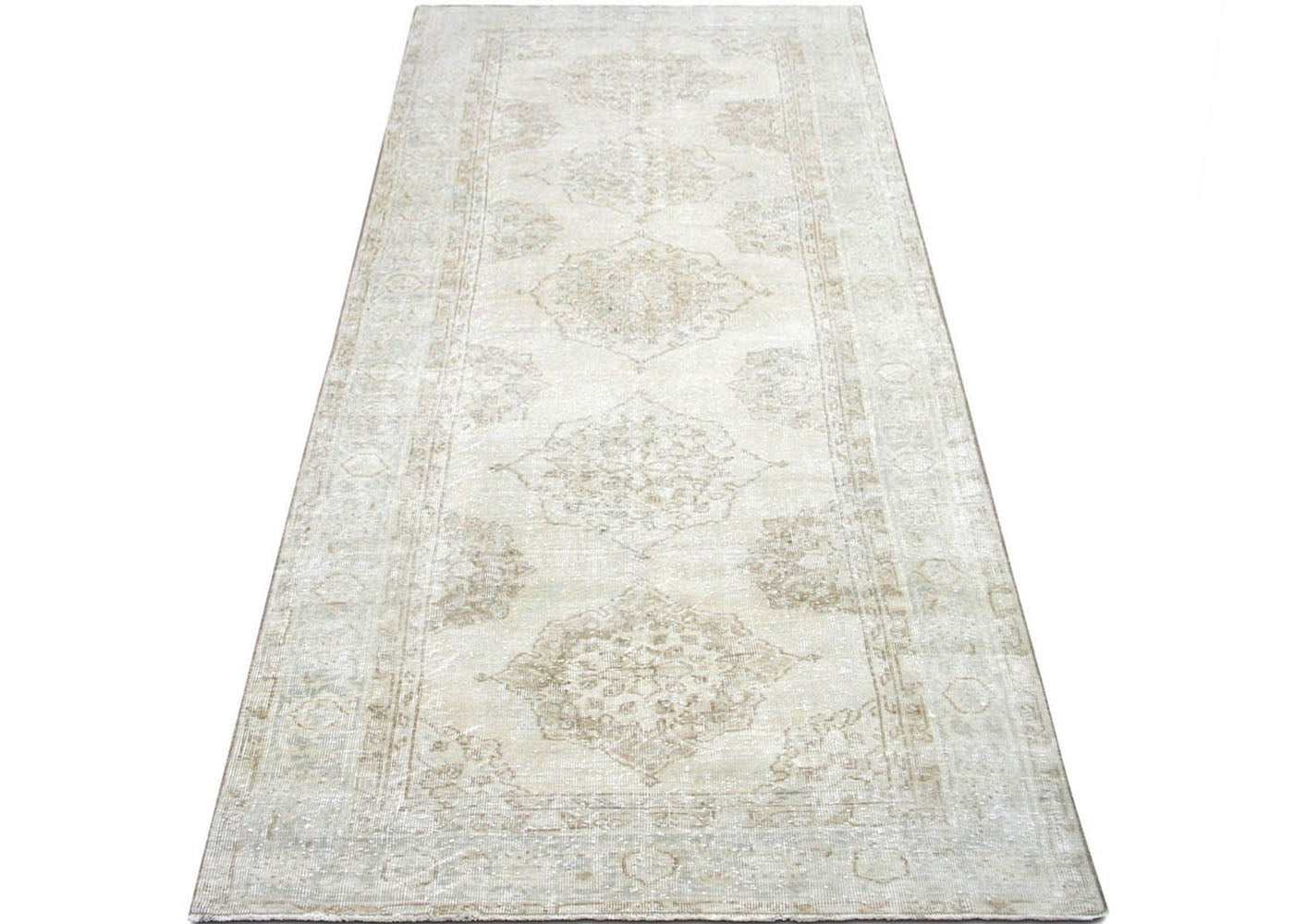Vintage Turkish Oushak Rug - 4'10" x 11'6" - 190264