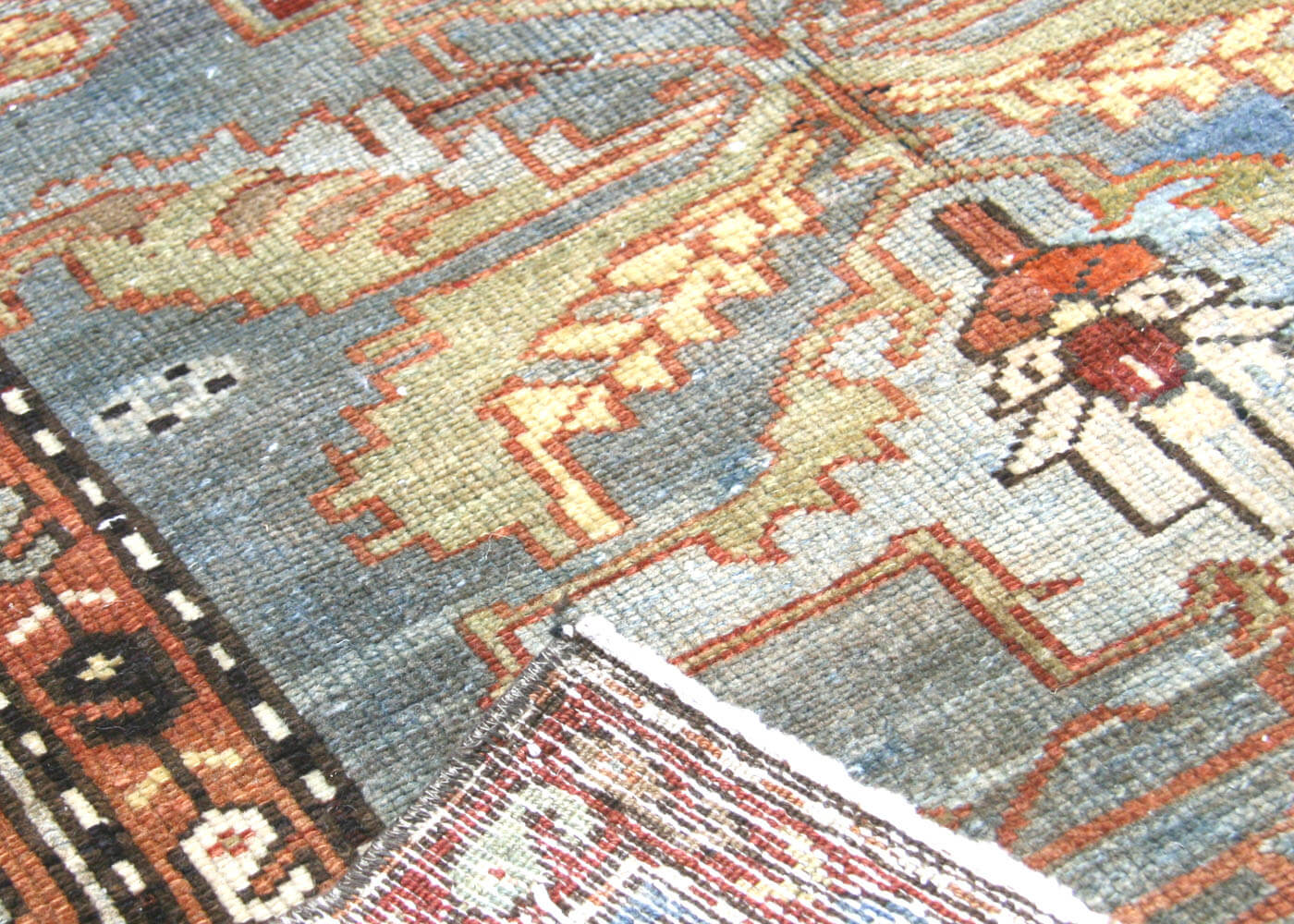 Semi Antique Persian Melayer Runner - 3'5" x 13'3" - 190265