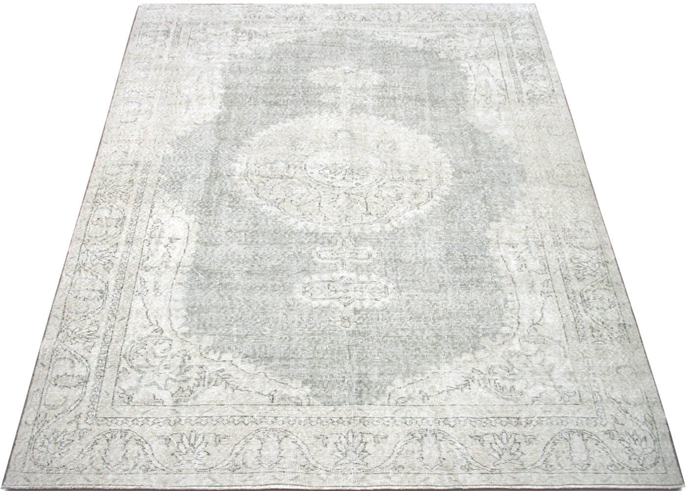 Vintage Turkish Oushak Rug - 6'10" x 9'11" - 190266